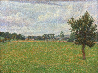 Il prato di Tierceville da Lucien Pissarro